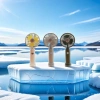 Three hot-selling high-speed USB handheld small fans in color portable electric fans Specification image